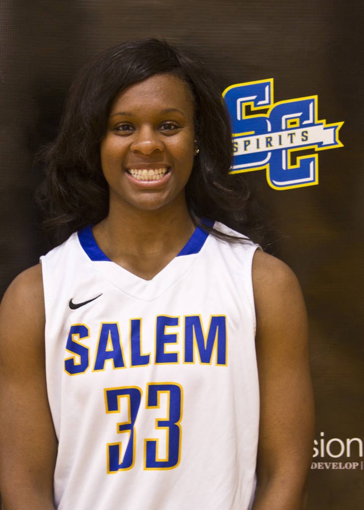 2013-2014 Salem College Basketball Team - Jasmine Shabazz